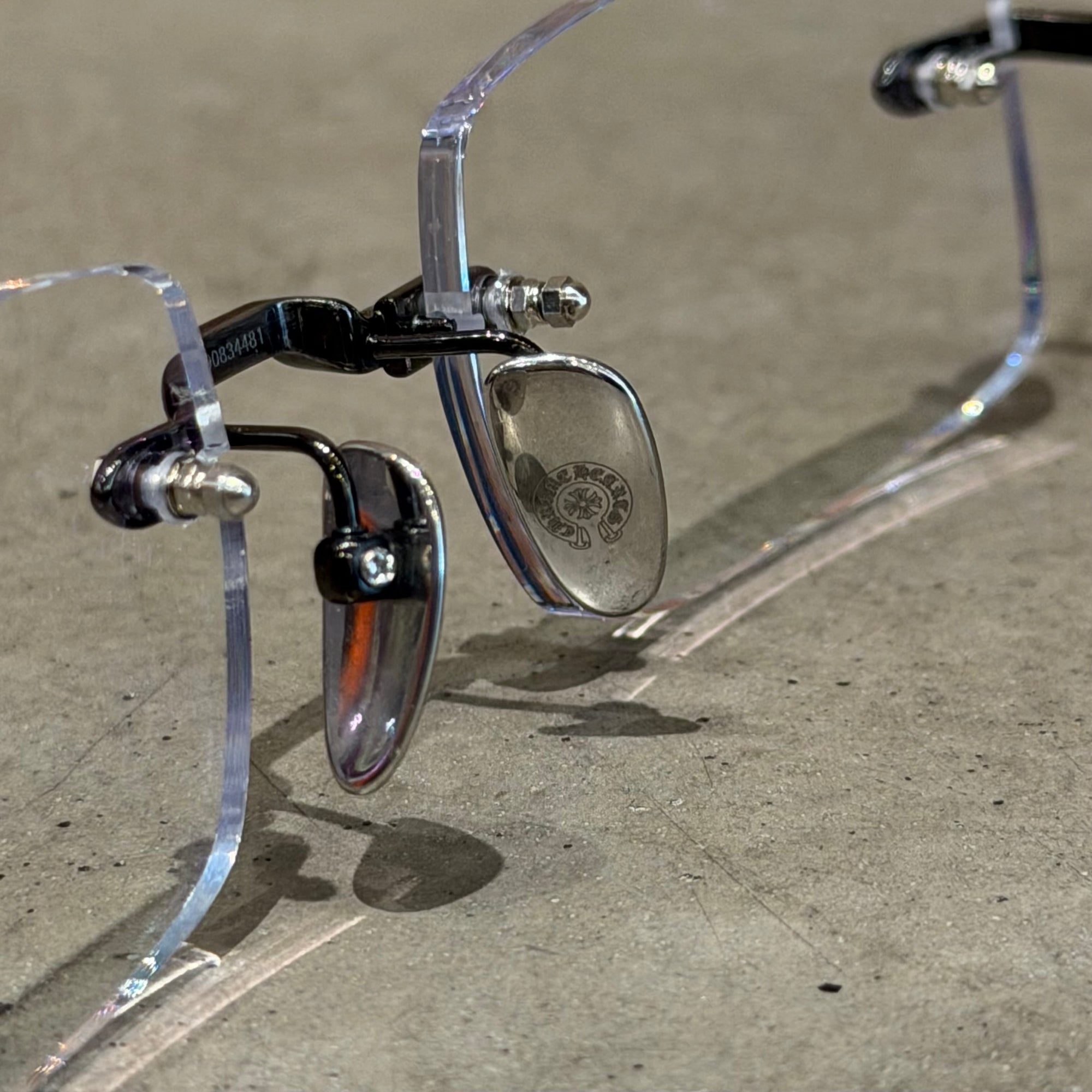 CHROME HEARTS SOFFFFFFFFERS II GLASSES ‘BRUSHED SILVER’