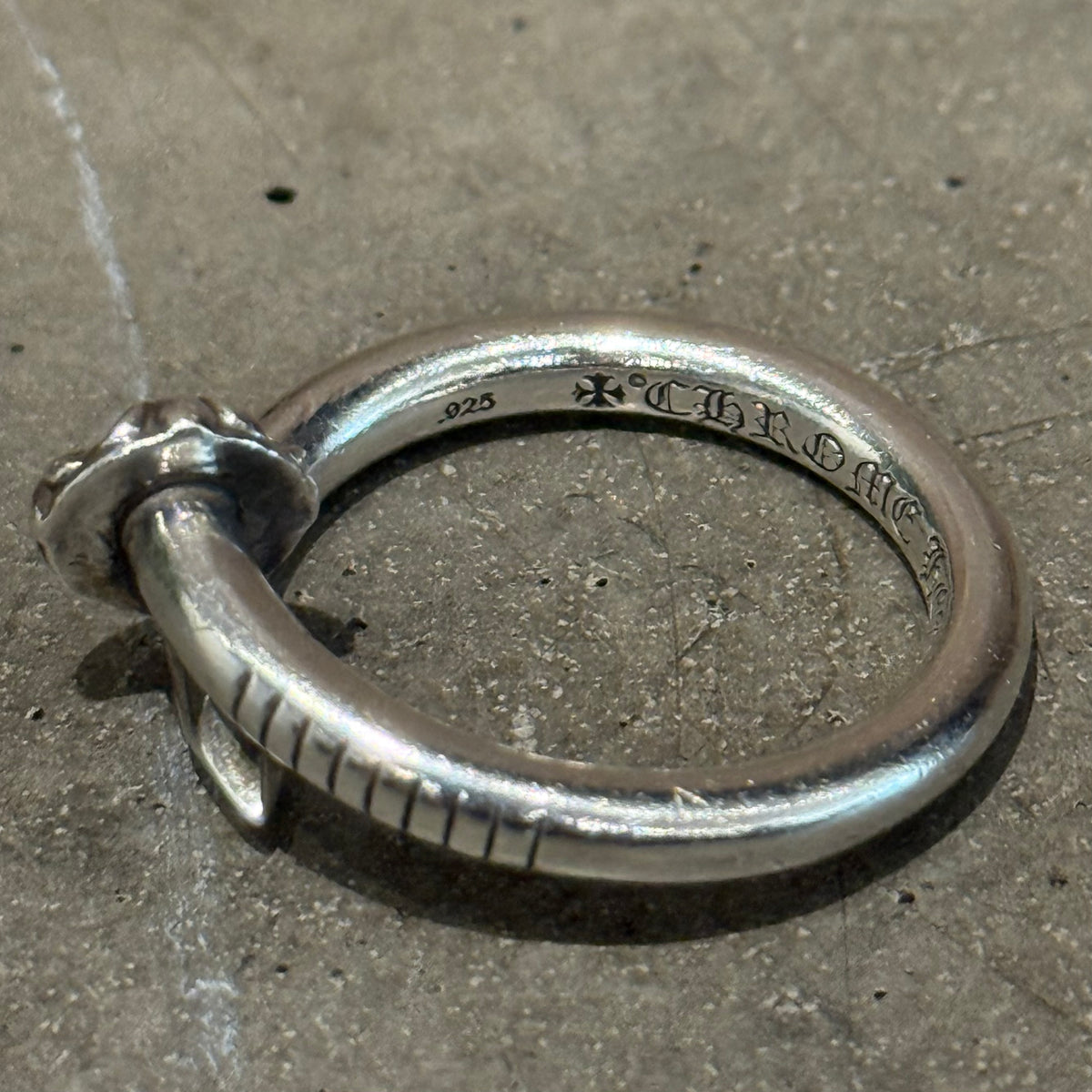 CHROME HEARTS NAIL RING ‘SILVER’