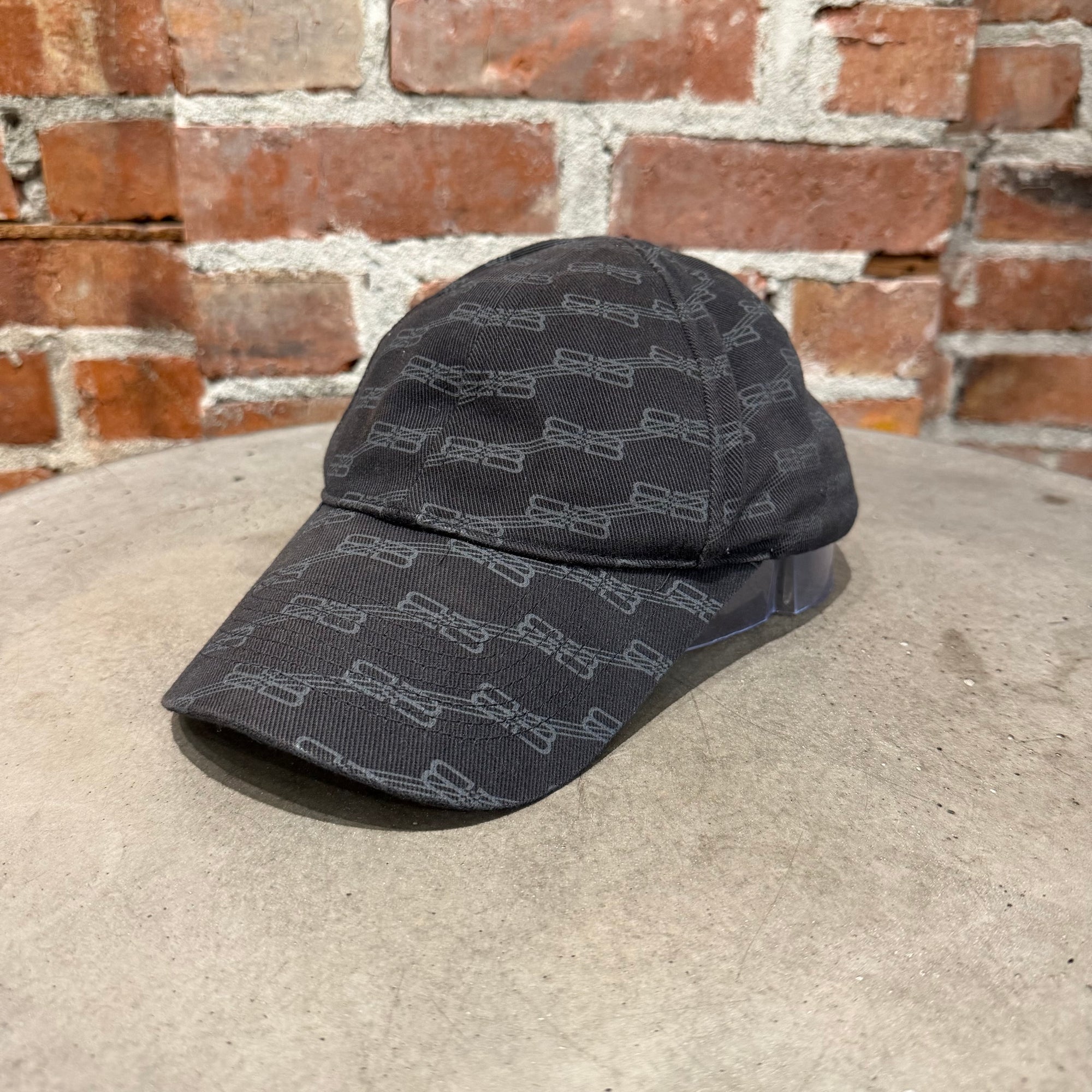 BALENCIAGA MONOGRAM BASEBALL CAP ‘BLACK’