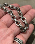 CHROME HEARTS 8” LARGE PAPERCHAIN BRACELET ’SILVER’