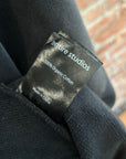 ENTIRE STUDIOS NINJA MASK UTILITY HOODIE ‘COAL’