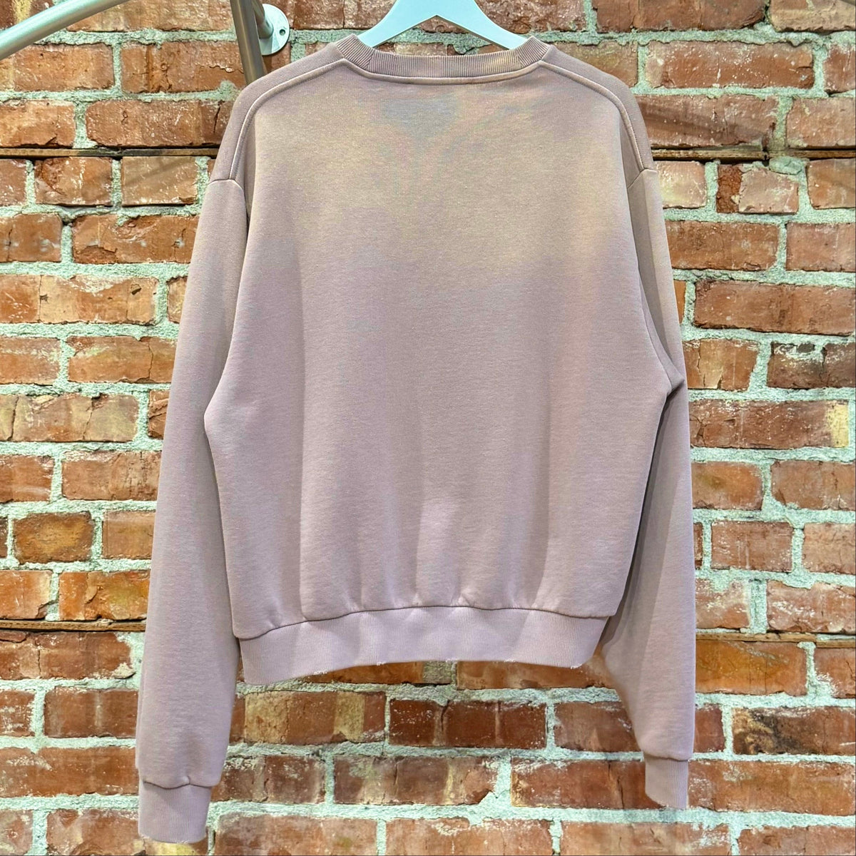 ACNE STUDIO STOCKHOLM OVERDYE CREWNECK ‘DUST PINK’
