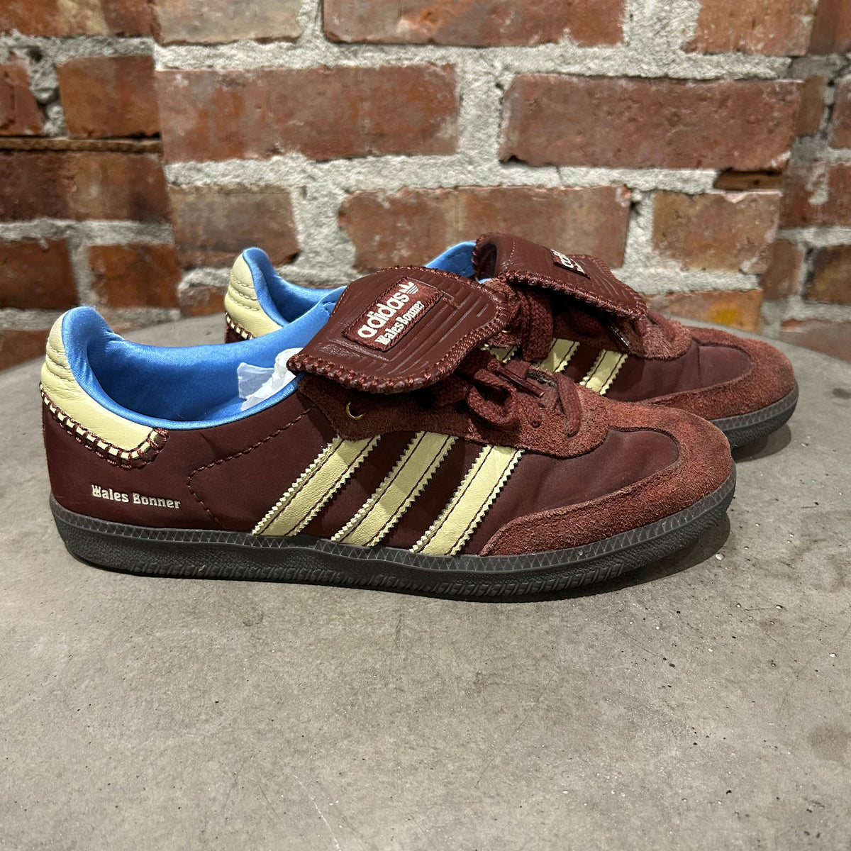 WALES BONNER X ADIDAS SAMBAS SNEAKERS ‘FOX BROWN’