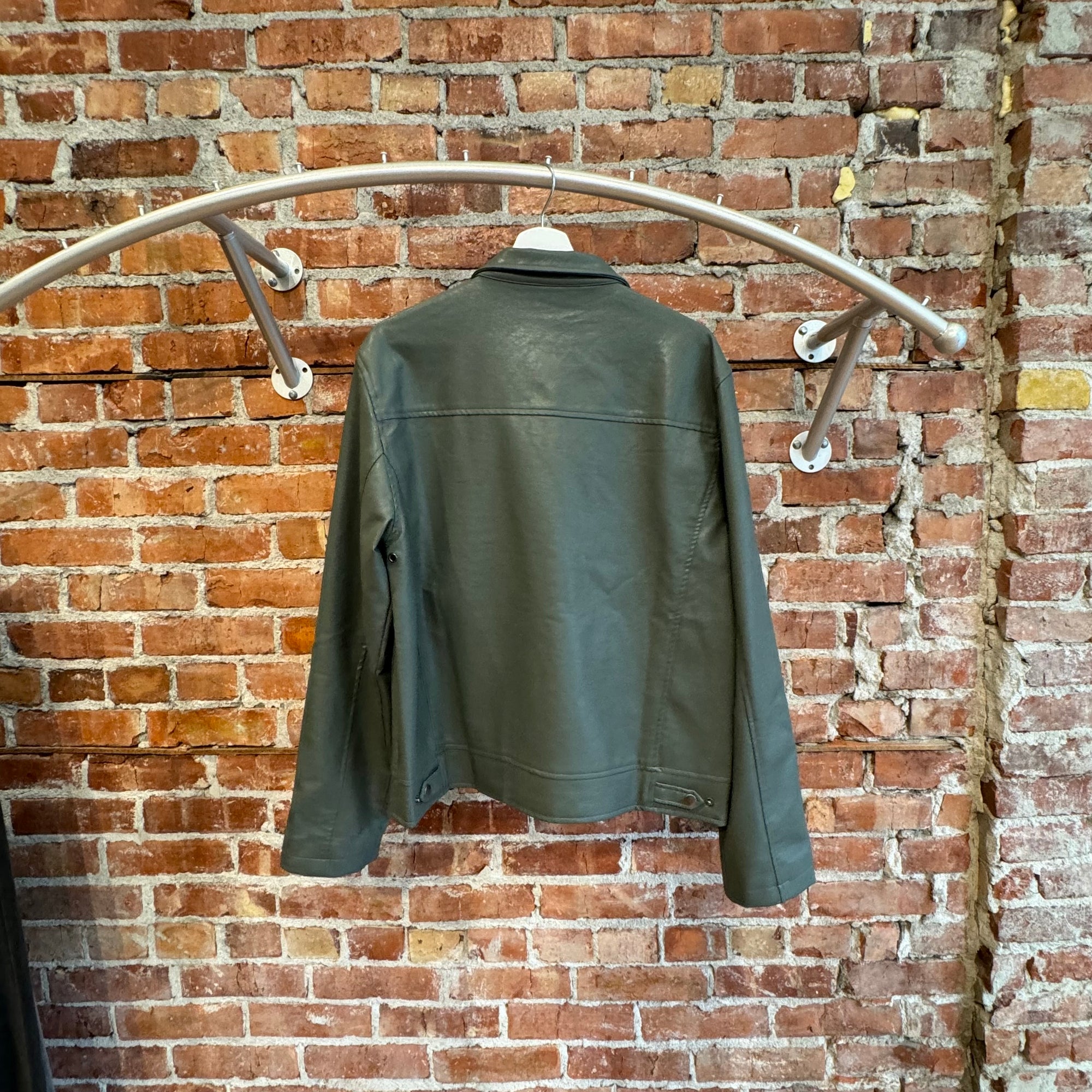 RE:SEAM VEGAN LEATHER JACKET