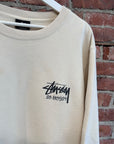 STUSSY LOS ANGELES EXCLUSIVE CREWNECK ‘CREAM’