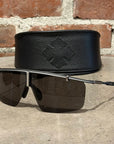 CHROME HEARTS CLITANIC SHIELD SUNGLASSES ‘BLACK’