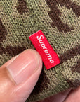 SUPREME FW25 ARABIC LOGO JACQUARD BEANIE ‘OLIVE’
