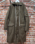 RICK OWENS FW24 PORTERVILLE EXPLODER PARKA JACKET ‘BROWN’
