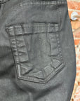 RICK OWENS SS21 PLEGETHON DRKSHDW WAXED DETROIT DENIM ‘BLACK’