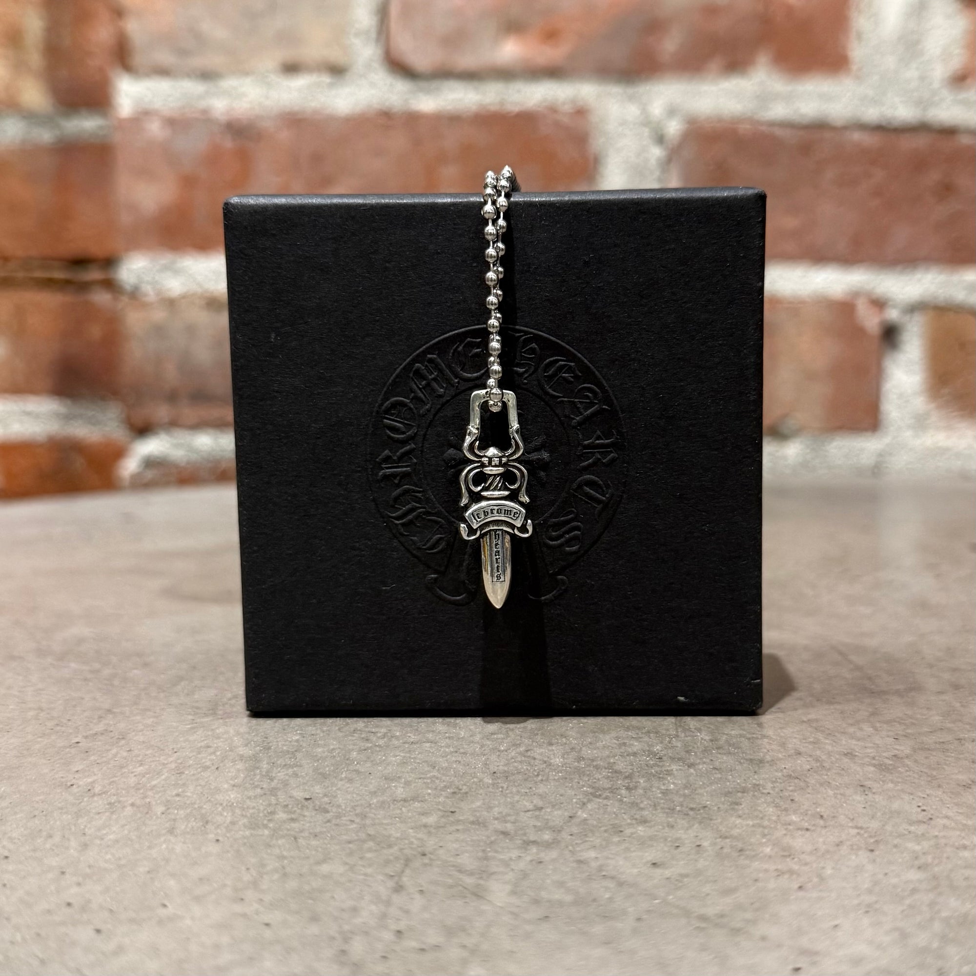 CHROME HEARTS ZIPPER DAGGER NECKLACE 