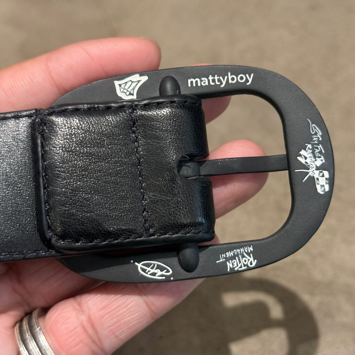 ANTI PROMO MATTY BOY CHOMPER BELT 'BLACK/BLUE'