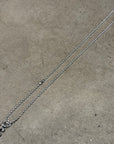 CHROME HEARTS BS FLEUR CHARM PENDANT NECKLACE ‘SILVER’