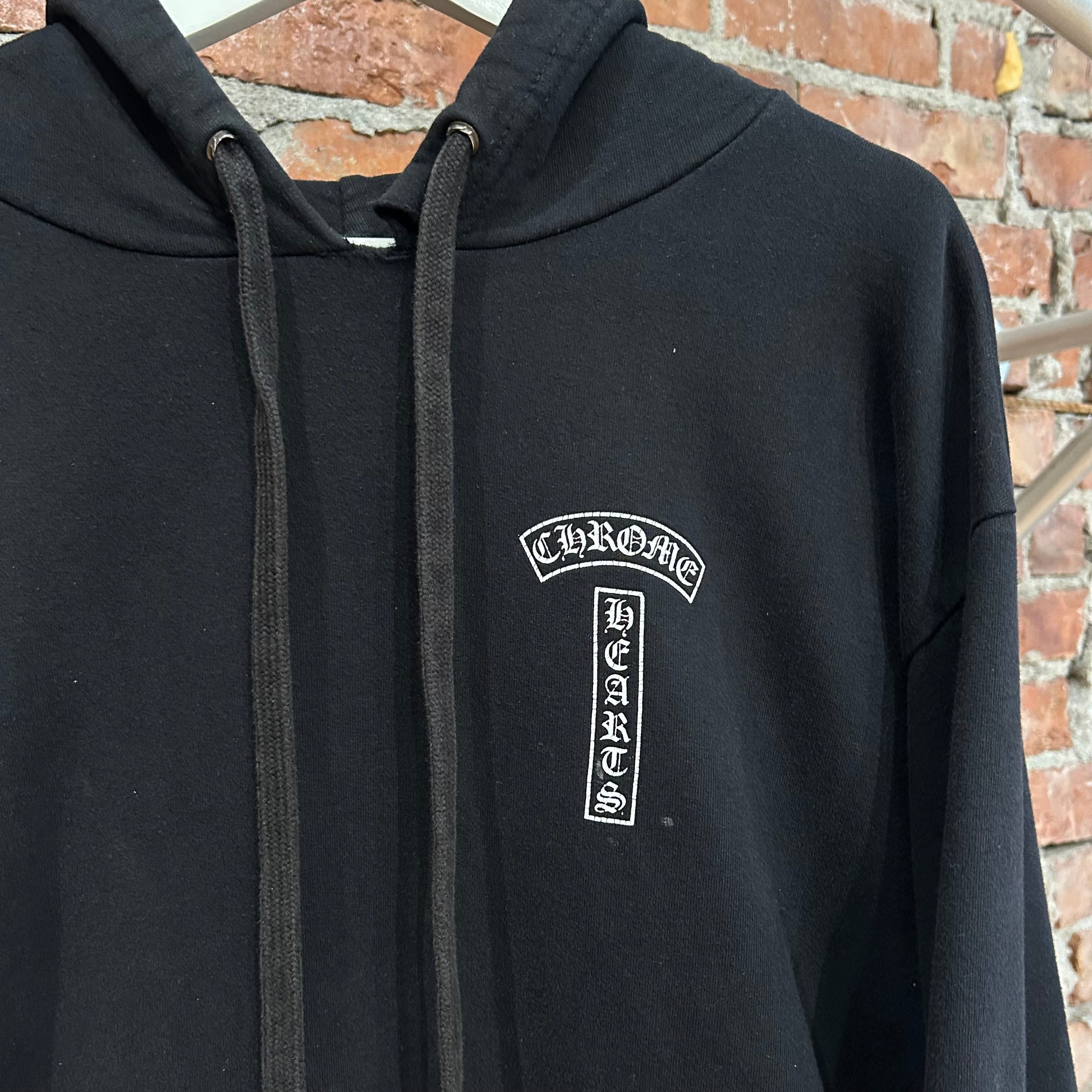 CHROME HEARTS T-BAR PULLOVER HOODIE ‘BLACK’