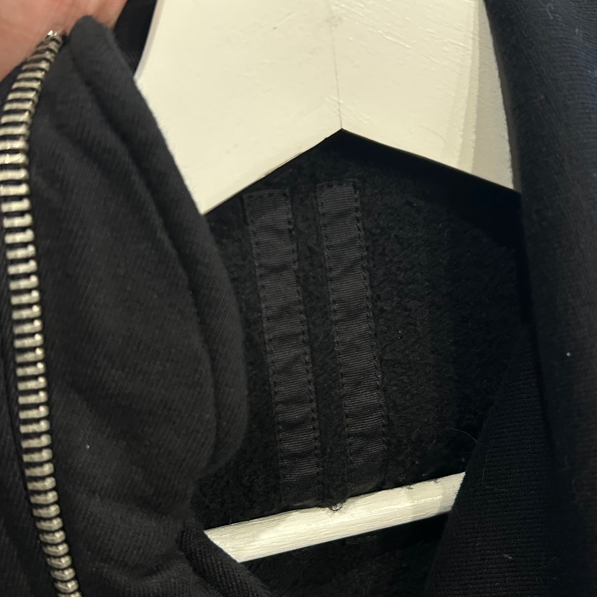 RICK OWENS SS15 DRKSHDW HYBRID LEATHER MOUNTAIN ZIP JACKET ‘BLACK’