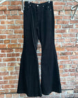 RICK OWENS FW25 CONCORDIAN CORDUROY BOLAN BOOTCUT PANTS ‘BLACK’