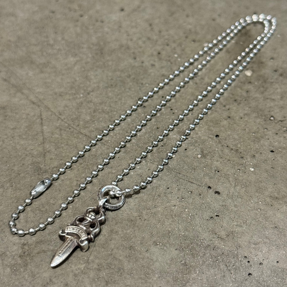 CHROME HEARTS NO. 5 DAGGER NECKLACE ‘SILVER’