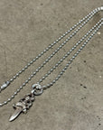 CHROME HEARTS NO. 5 DAGGER NECKLACE ‘SILVER’