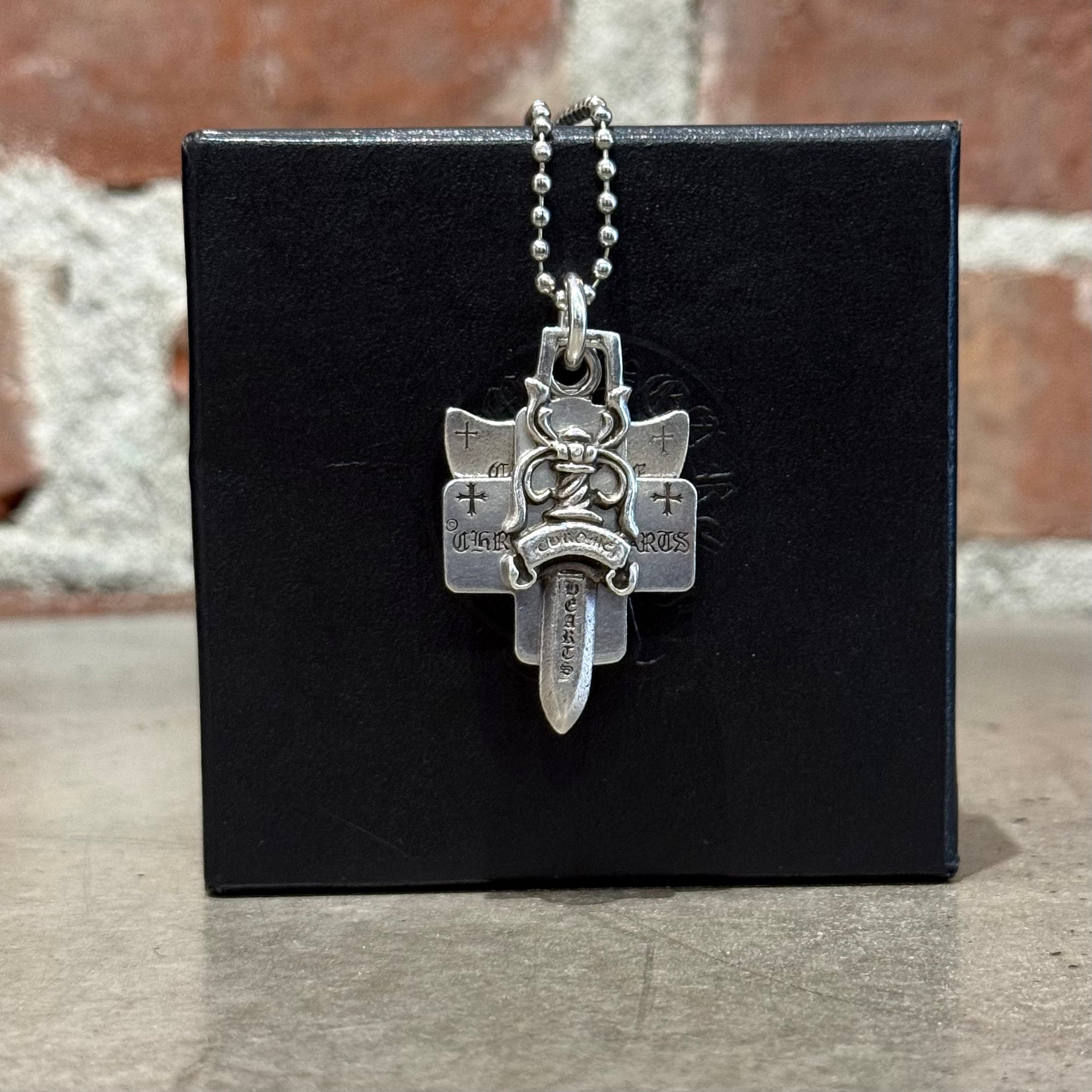 CHROME HEARTS 3 TRINKET NECKLACE ‘SILVER’