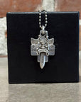 CHROME HEARTS 3 TRINKET NECKLACE ‘SILVER’