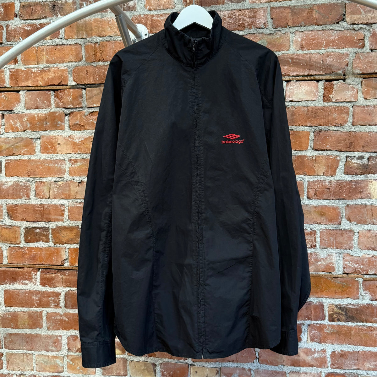 BALENCIAGA FW22 3B SPORTS ICON JACKET ‘BLACK/RED’