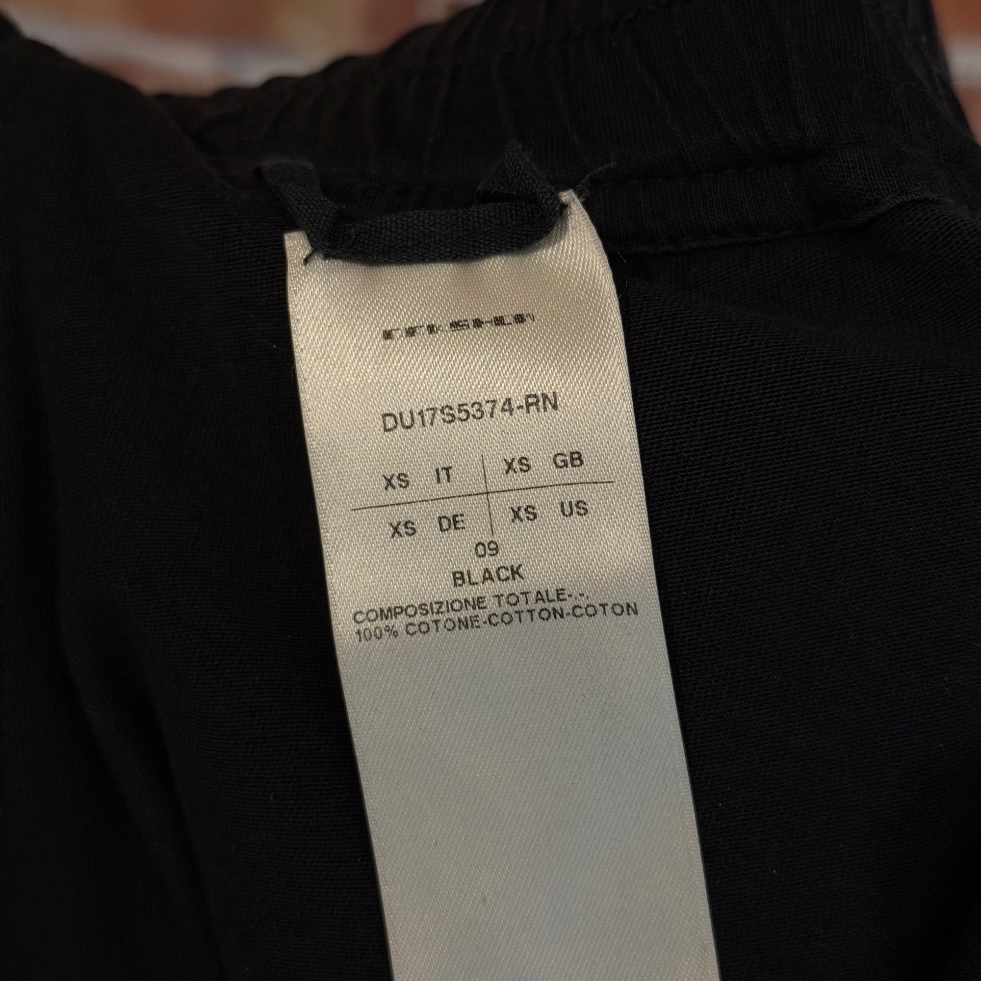 RICK OWENS DRKSDHW DROP CROTCH SWEATPANTS ‘BLACK’