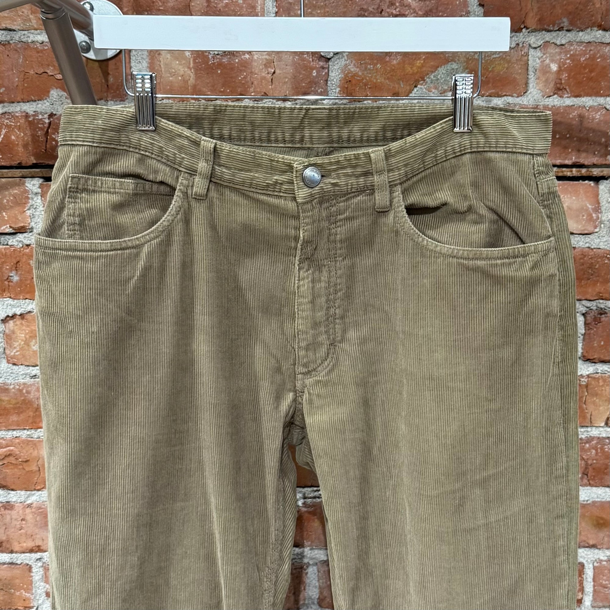 LORO PIANA JARNO STRAIGHT LEG CORDUROY PANTS ‘DUST'
