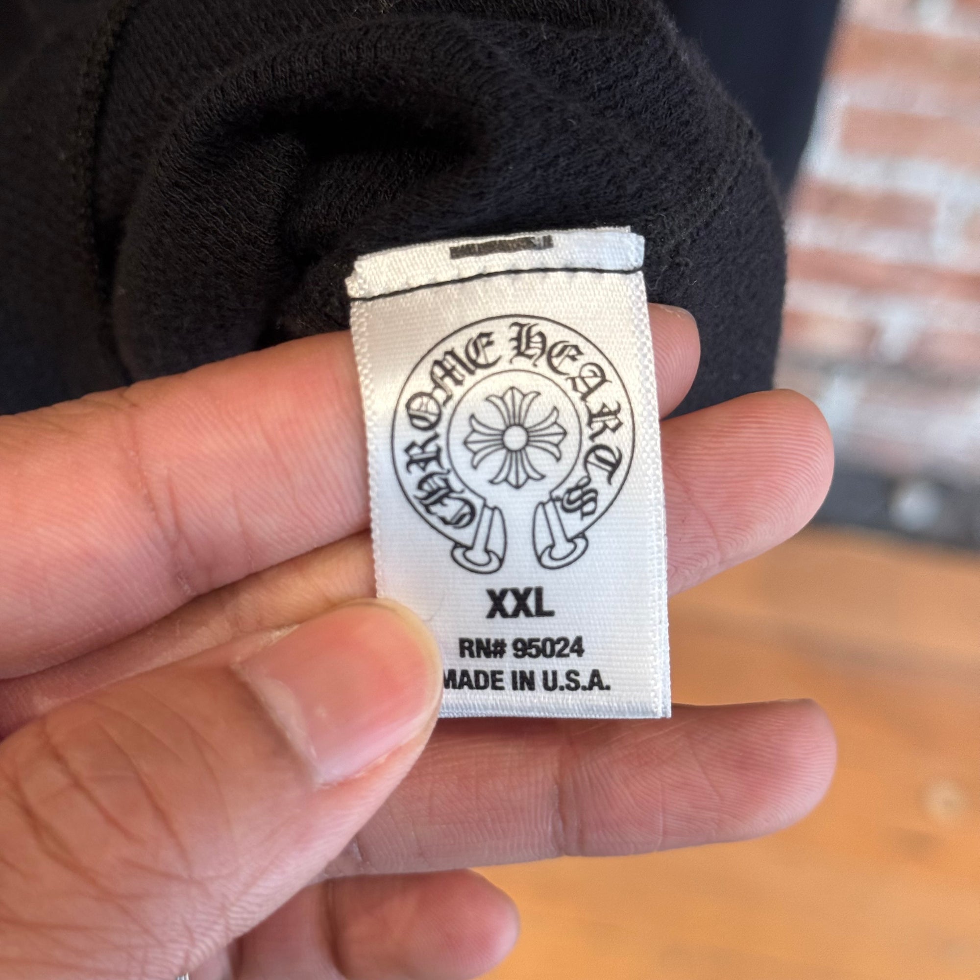 CHROME HEARTS T-BAR THERMAL LONGSLEEVE ‘BLACK’