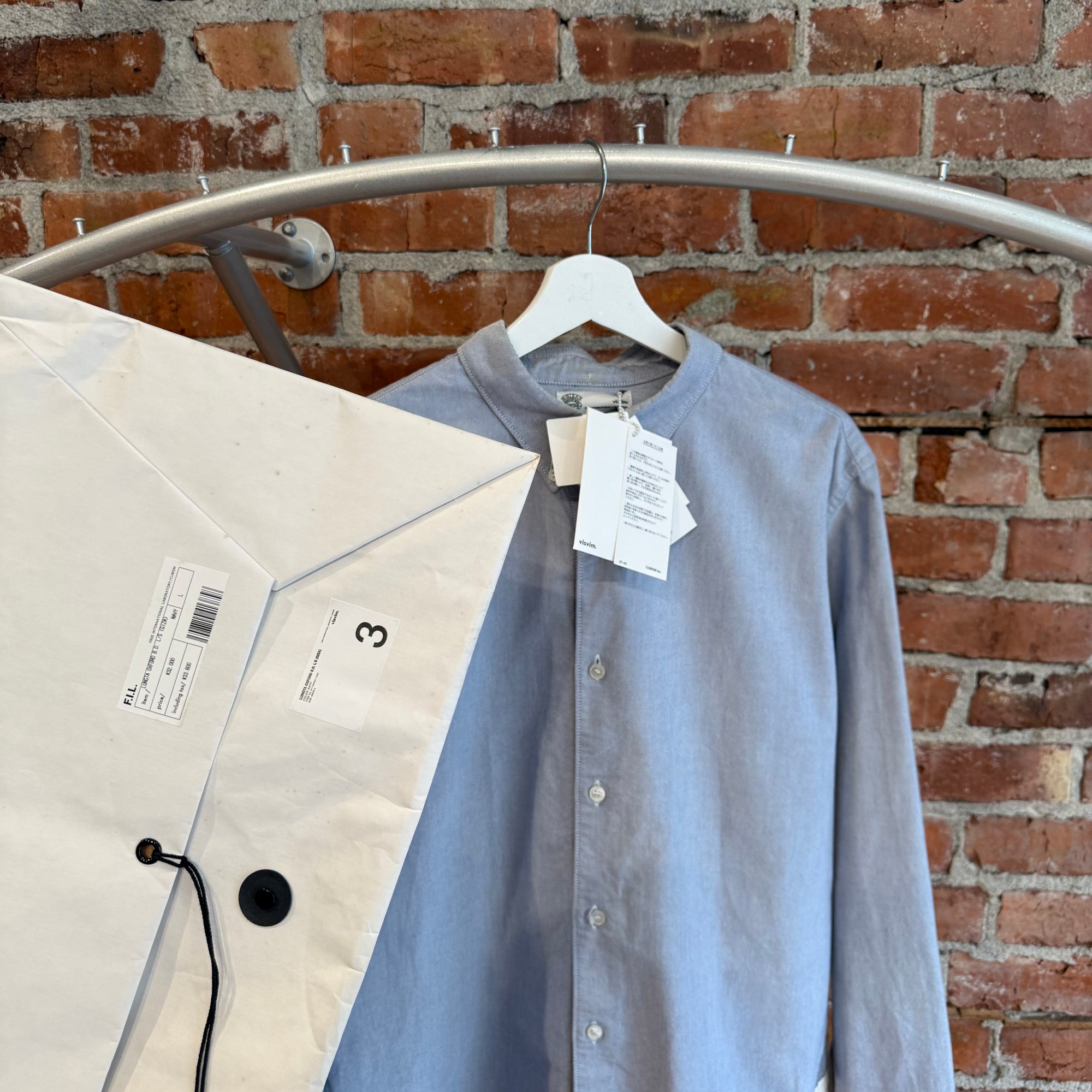 VISVIM GIZA OXFORD SHIRT ‘BLUE’
