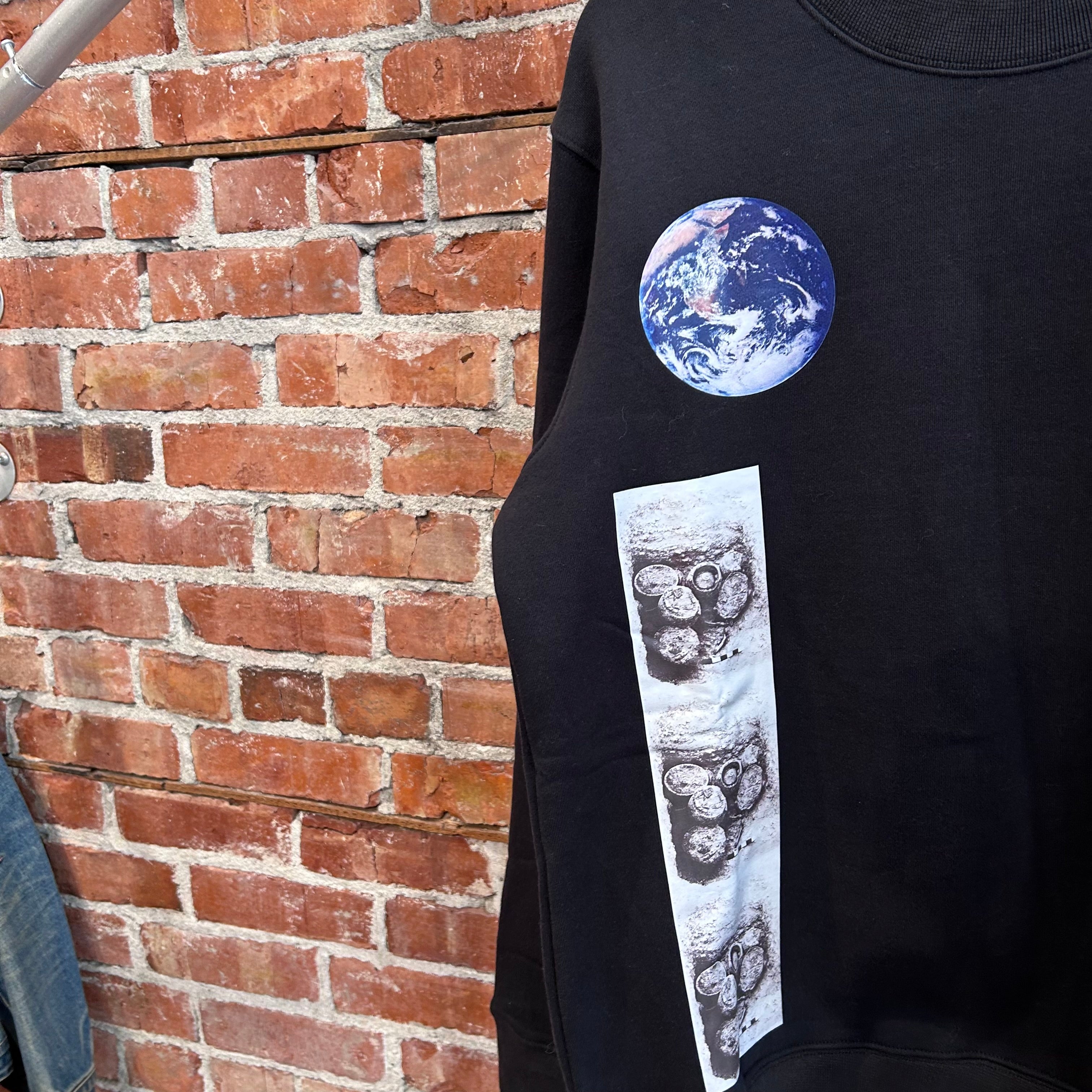 RAF SIMONS x STERLING RUBY PATCHWORK CREWNECK 'BLACK' – Sadō Room