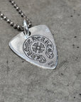 CHROME HEARTS VINE DAGGER GUITAR PICK W/ CH BALLCHAIN ‘SILVER’