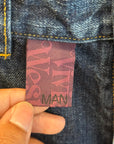 VIVIENNE WESTWOOD MAN "SAVE THE EARTH" PATCHWORK DENIM ‘BLUE’