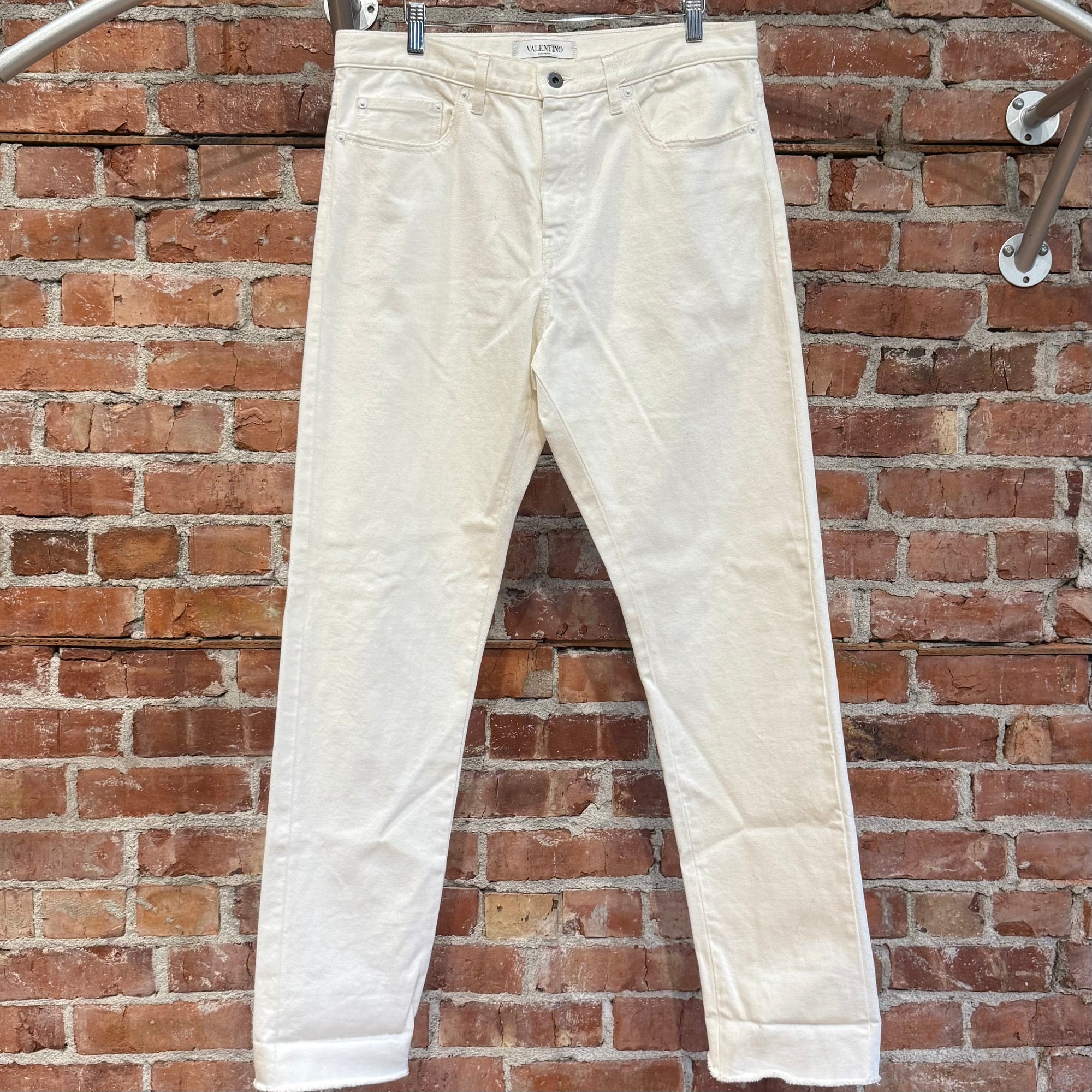 VALENTINO 5-POCKET CLASSIC DENIM ‘IVORY’