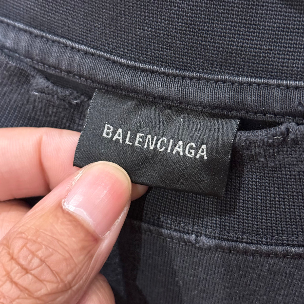 BALENCIAGA FW24 PARIS LIBERTY TEE ‘BLACK'