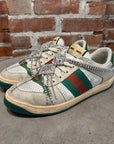 GUCCI SS19 CRYSTAL CHAIN SCREENER SNEAKERS ‘CREAM’
