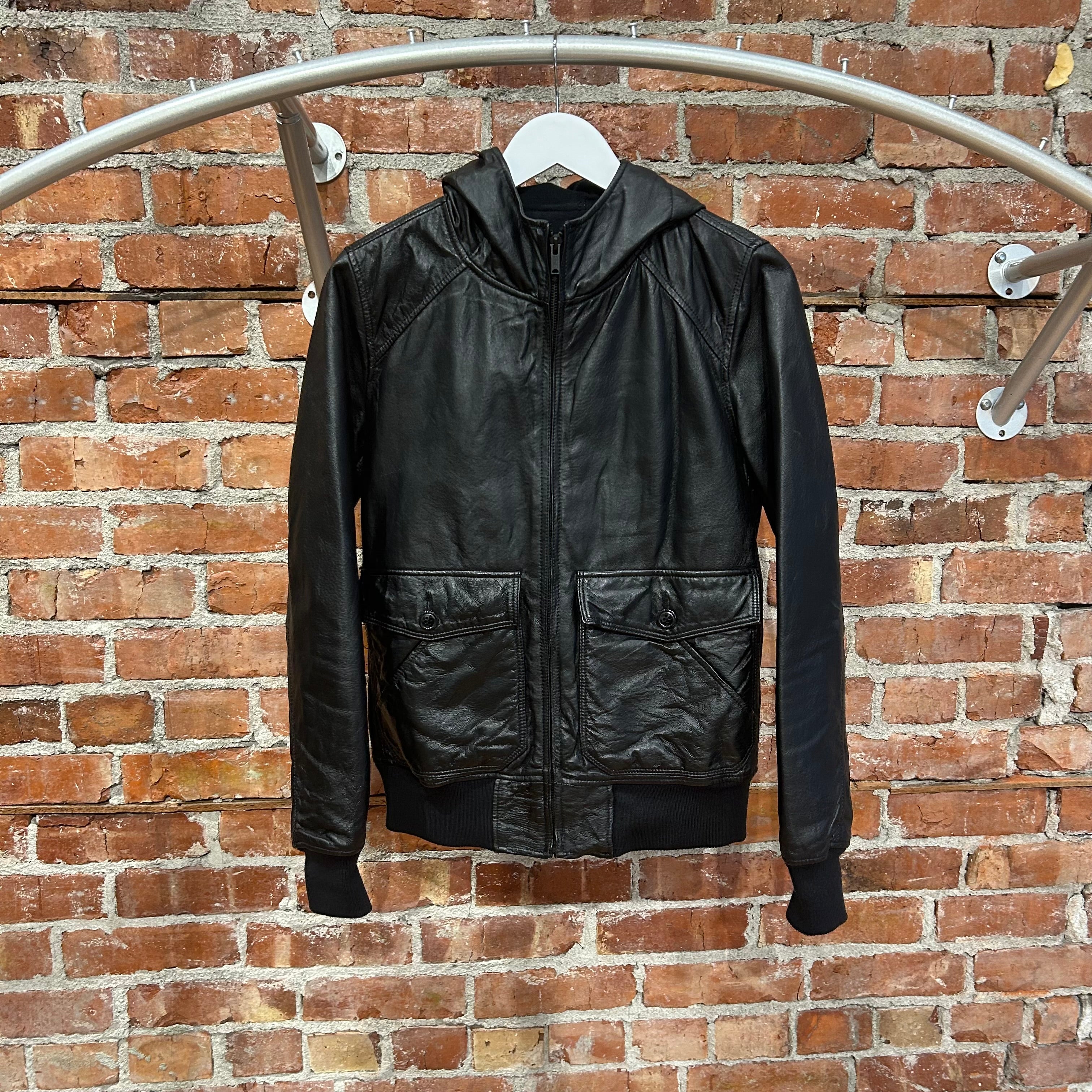 ジャケット・アウター Hysteric Glamour Leather Hoodie Hysteric Glamour Leather Hoodie