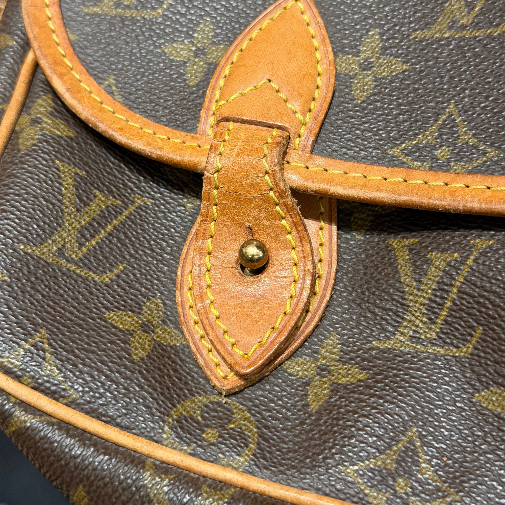 LOUIS VUITTON VINTAGE MONOGRAM SIDE BAG ‘BROWN’
