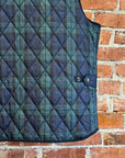 POLO RALPH LAUREN PLAID QUILTED VEST ‘MULTI’