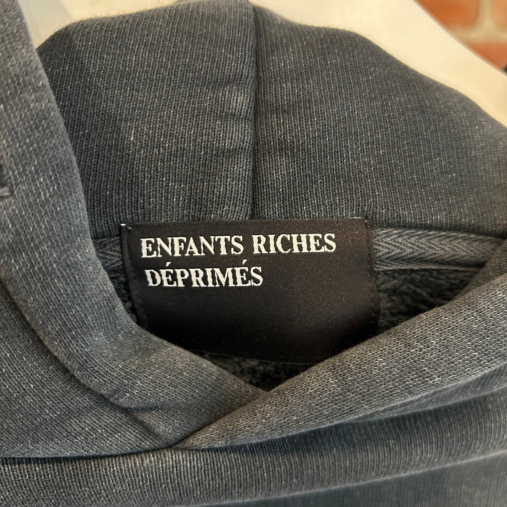 ENFANTS RICHES DEPRIMES FW25 MY ROLE IN THE WAR HOODIE ‘BLACK’