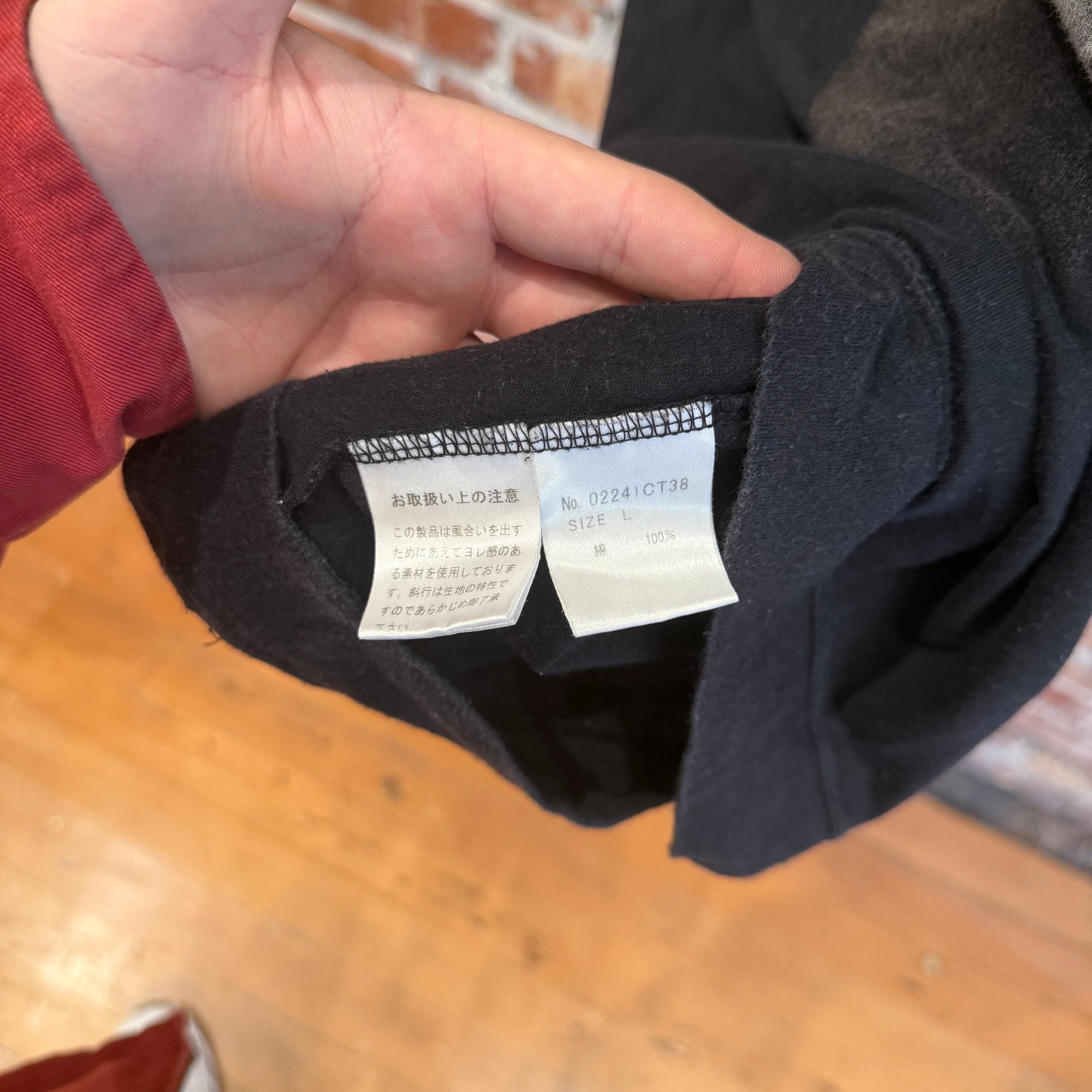 HYSTERIC GLAMOUR HG CALVIN WOMAN TEE ‘BLACK’