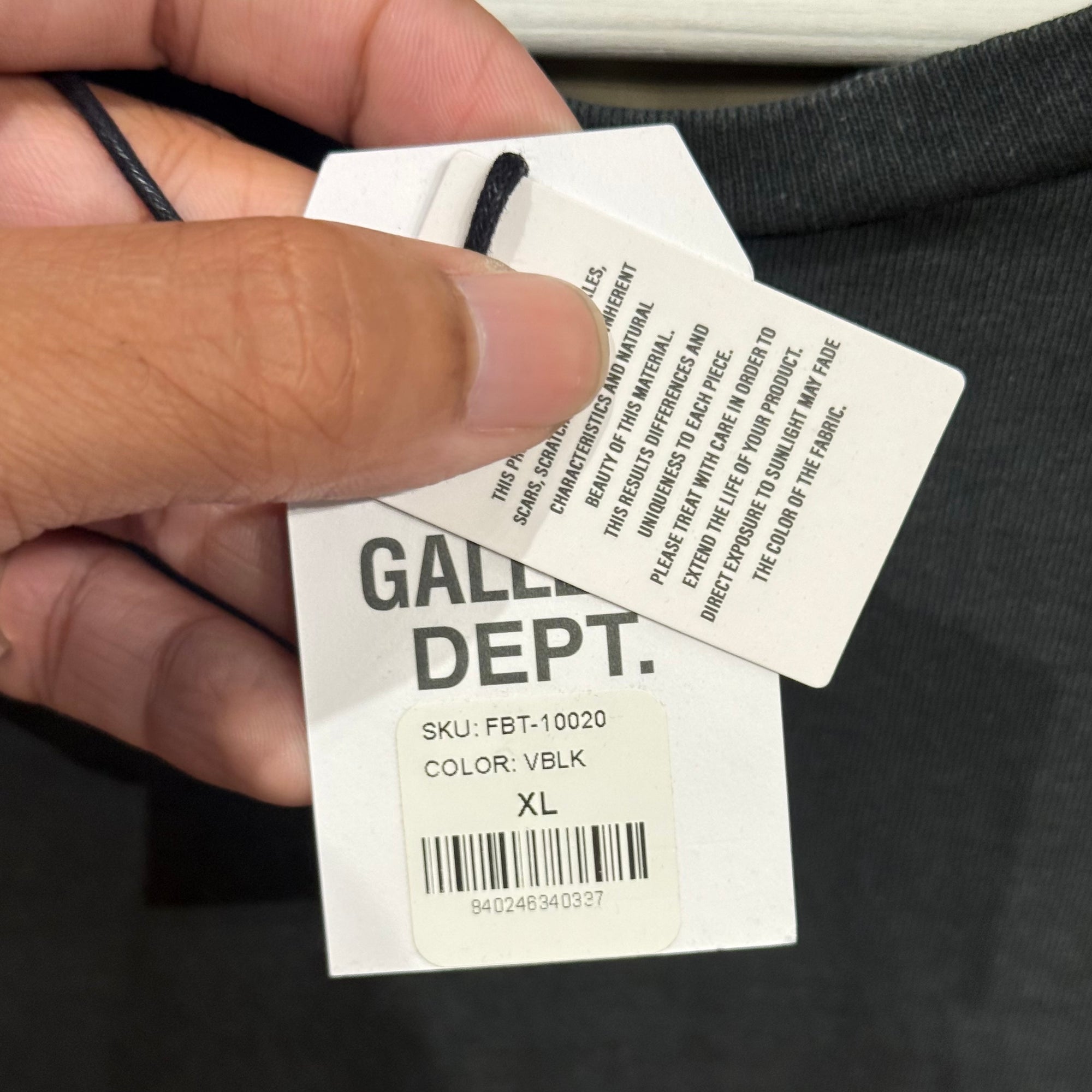 GALLERY DEPT. FLYING BRAIN POCKET TEE ‘SLATE’