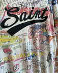 SAINT MICHAEL X TAKASHI MURAKAMI AW21 GRAFFITI TEE ‘MULTI’