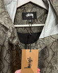 STUSSY SNAKESKIN WINDBREAKER ‘SAGE’
