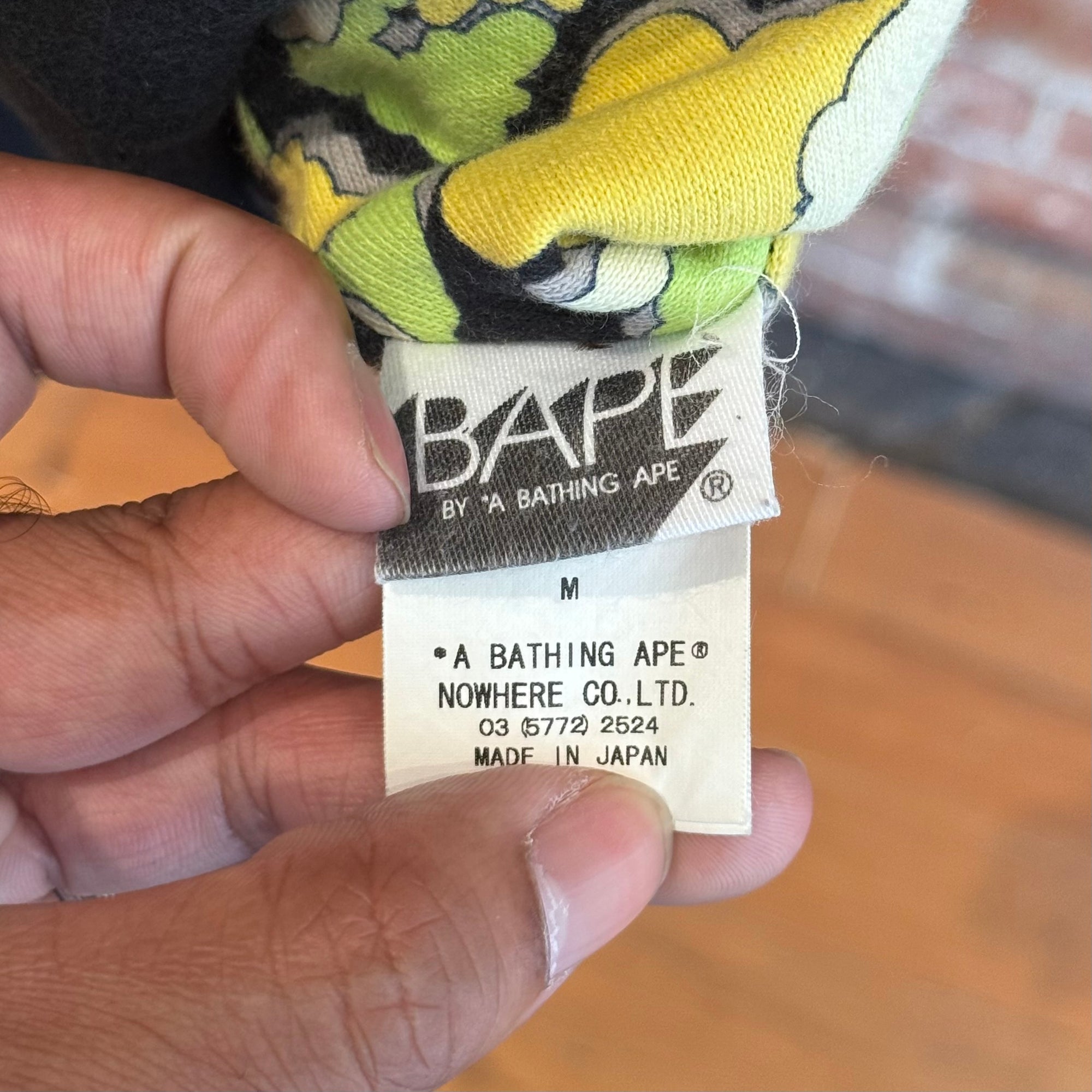 BAPE X KAWS 2006 REVERSIBLE CHOMPER CREWNECK ‘BLACK/CAMO’