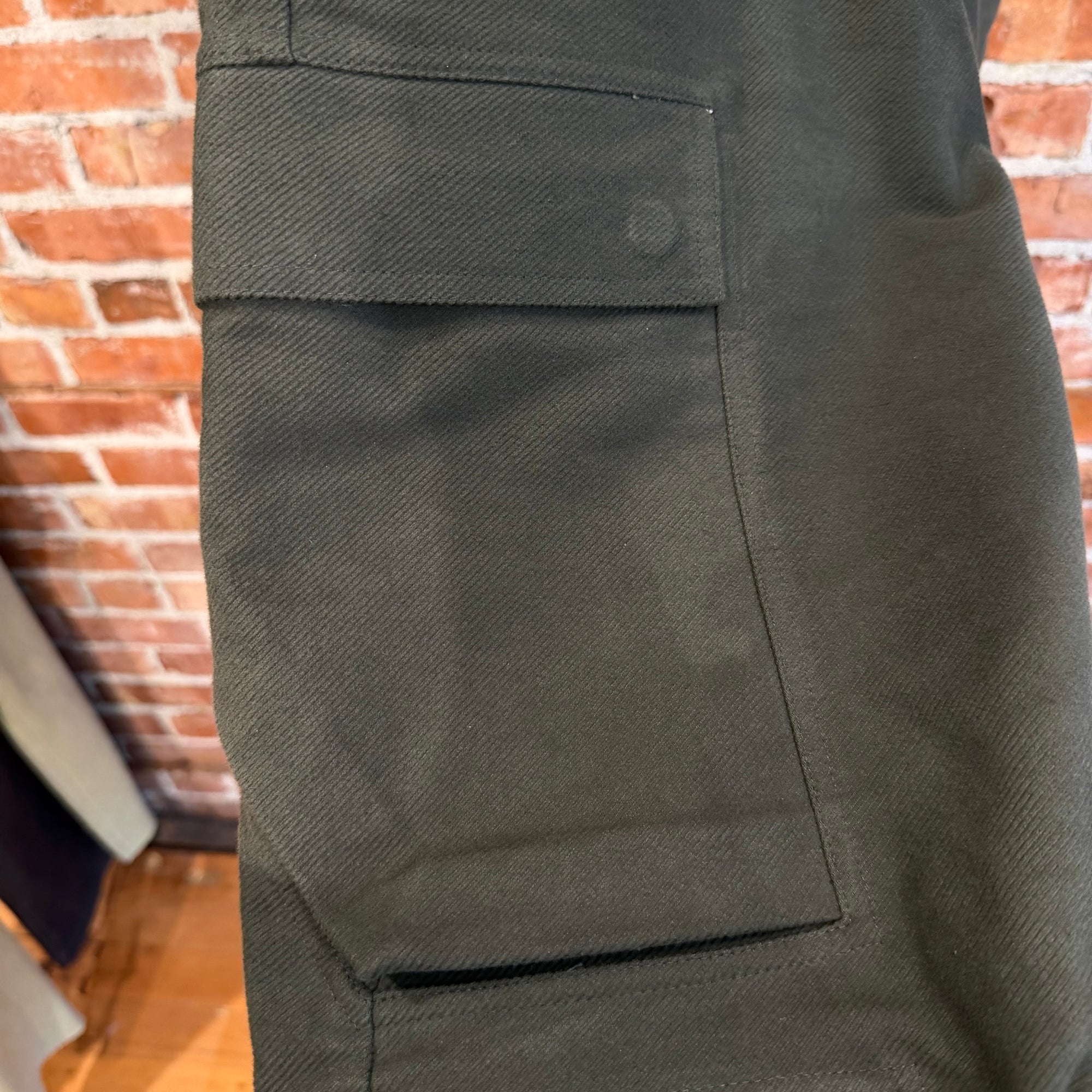 RICK OWENS FW25 CONCORDIANS GETH DOUBLE CARGO DENIM ‘BOSCO’