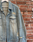 HYSTERIC GLAMOUR DISTRESSED DENIM JACKET ‘BLUE’