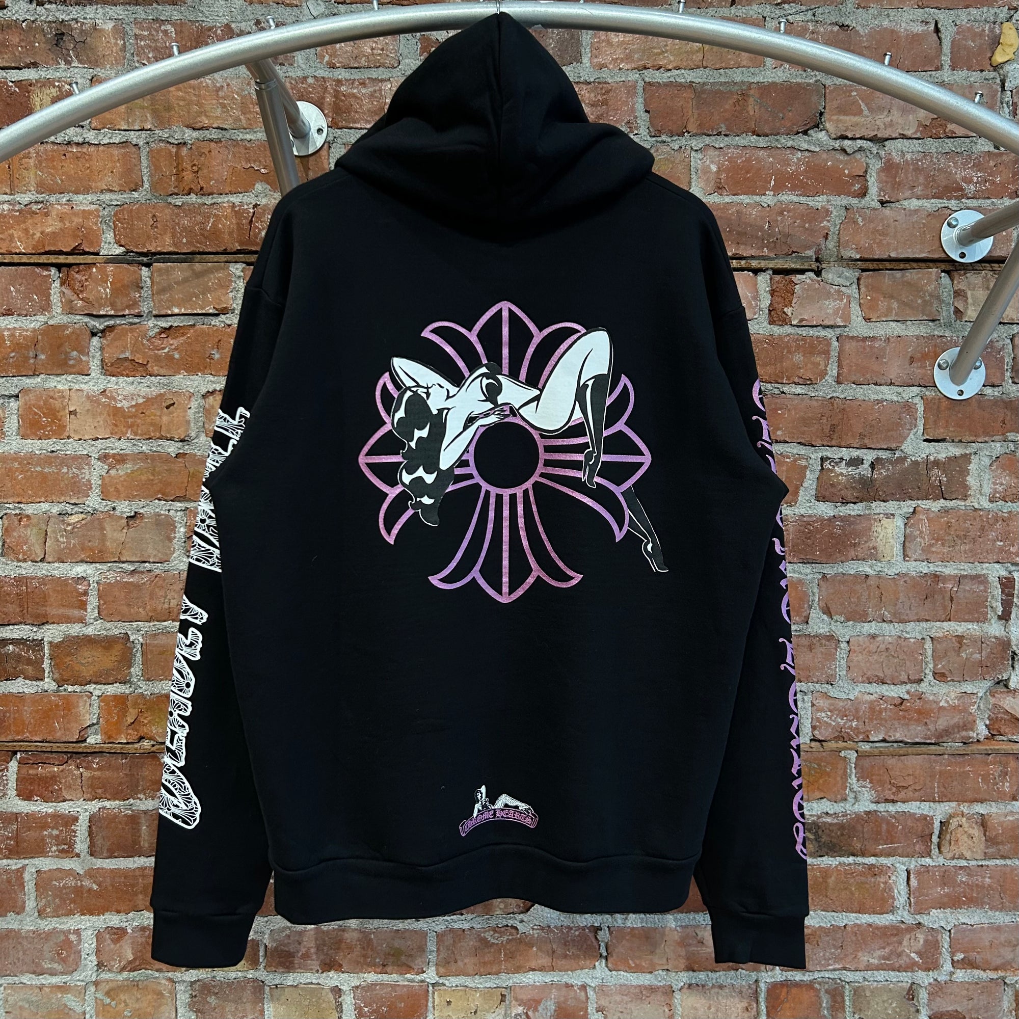 CHROME HEARTS DEADLY DOLL PULLOVER HOODIE ‘BLACK’