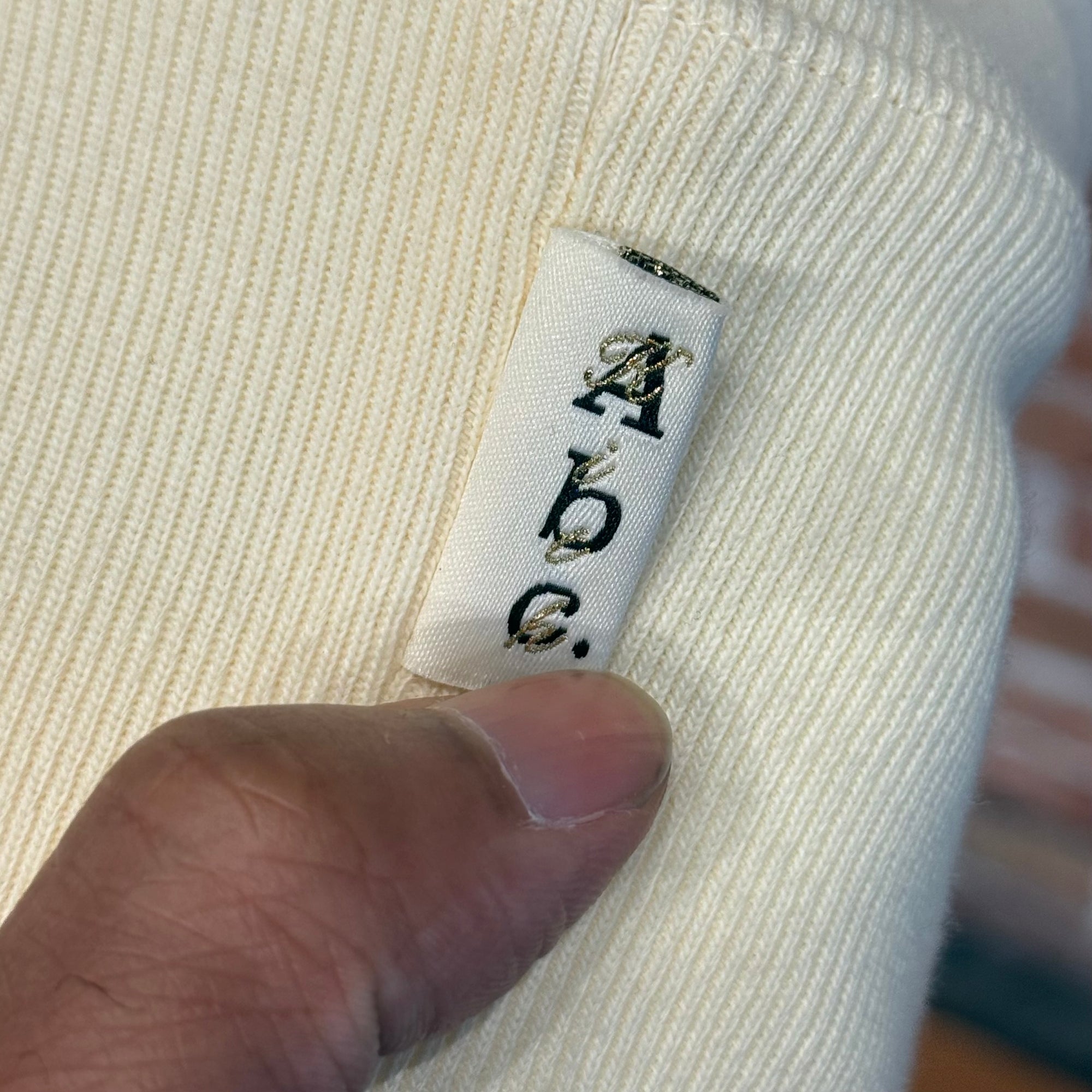 KITH X ADVISORY BOARD CRYSTALS SWAROVSKI HOODIE ‘CREAM’