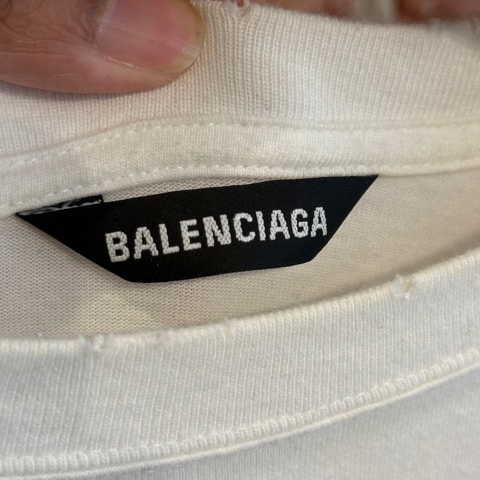 BALENCIAGA SS20 ATHLETES LONG SLEEVE ‘WHITE’