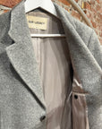 OUR LEGACY MOHAIR WOOL COAT ‘GREY’