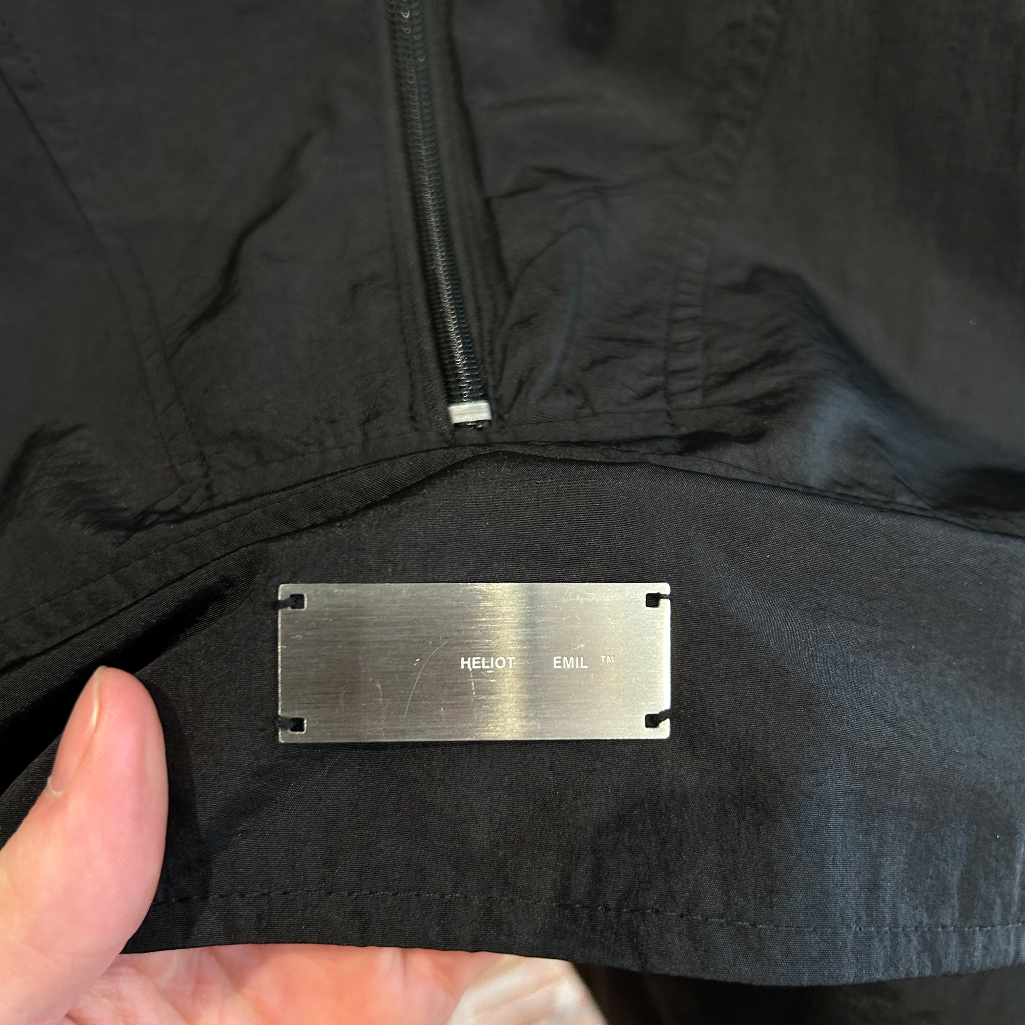 HELIOT EMIL FW19 CONVERTIBLE WINDBREAKER JACKET ‘BLACK’
